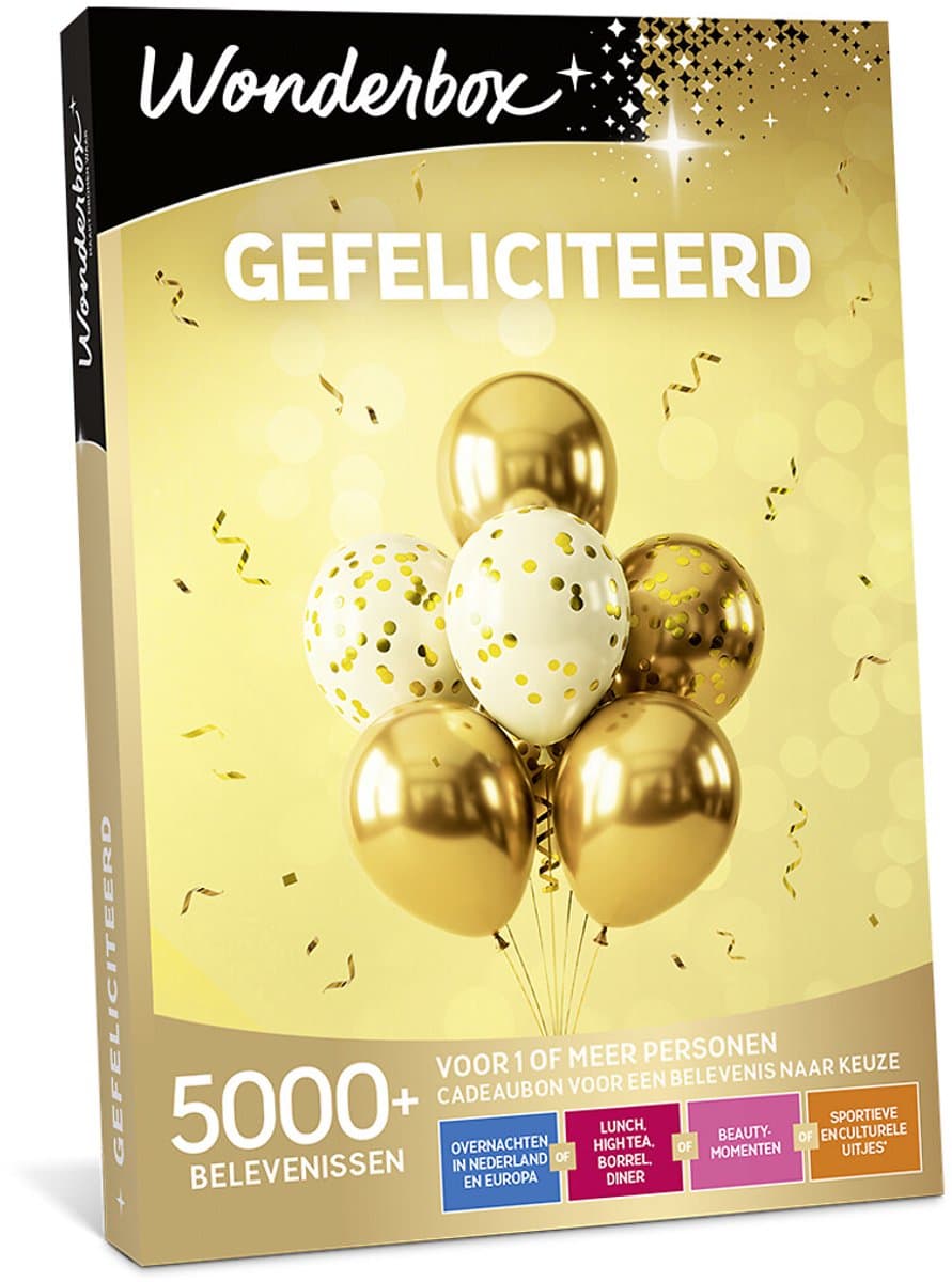 Wonderbox Cadeaubon: Vier het Leven!