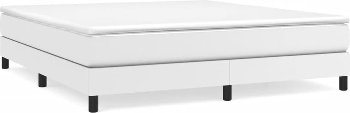 Ultiem slaapcomfort met deze witte vidaXL boxspring ✨