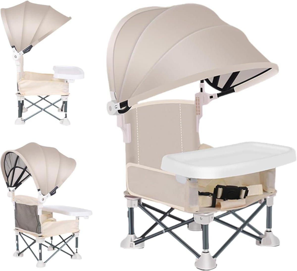 Compacte baby eetstoel: eet overal, veilig!