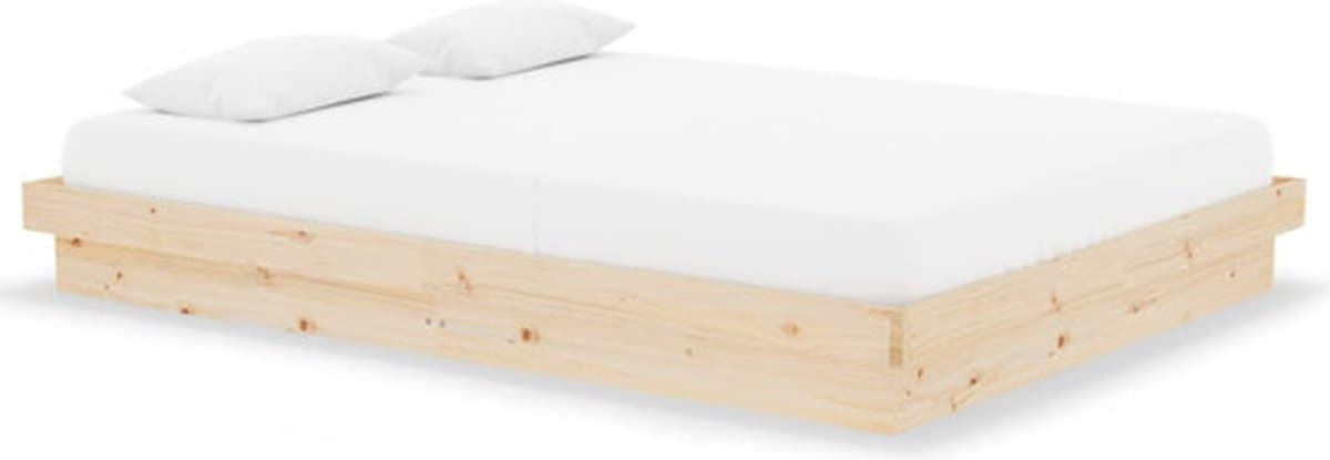 Droom weg in dit prachtige houten bed