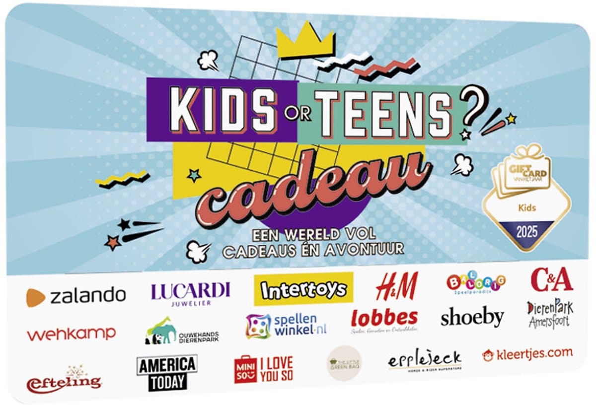 De Ultieme Keuze Cadeaukaart voor Kids & Teens