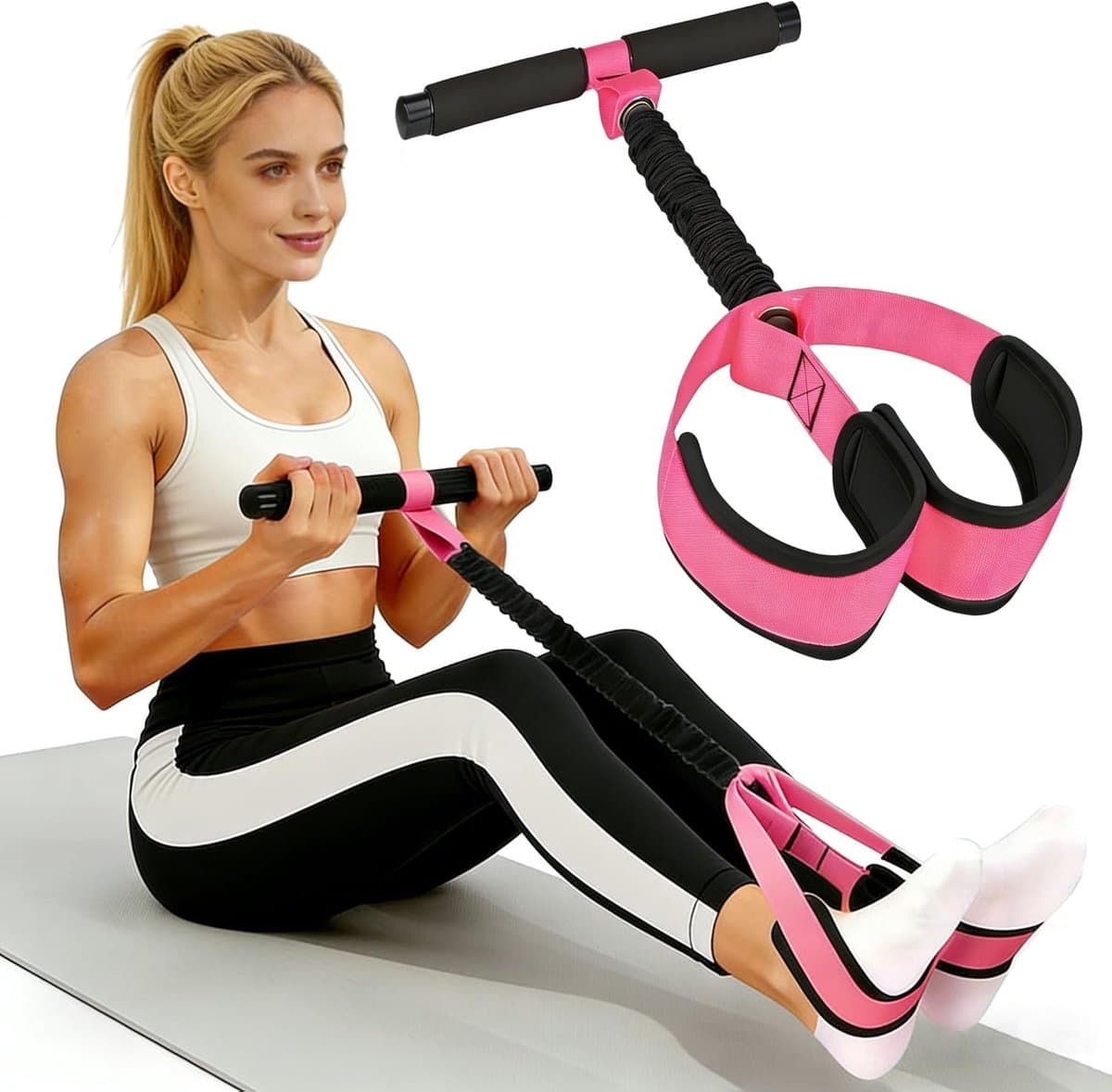 Pink Ab Trainer: Perfect Home Fitness Gift!